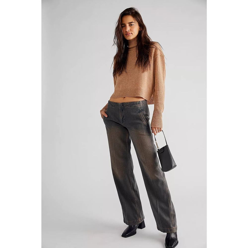 Free People The Castella Low Rise Boot Cut NWT size 26 we the free - Picture 1 of 10